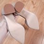 Raid Grey Pointed Toe Ankle Strap Block Heel Court Shoes 7UK/40EU Image 4
