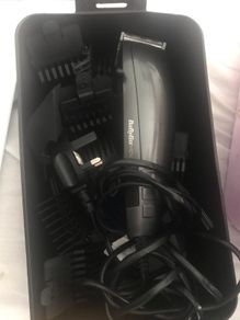 Mens plug in grooming set with hair clippers with a set of blades BaByliss