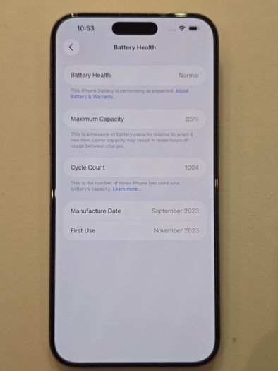 iPhone 15 Pro Max 256gb silver