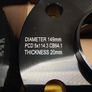 OMP 20mm Wheel Spacers 5X114.3 64.1 M12X1.5 Image 4