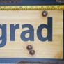 German ww2 ,steel stalingrad City sign. 1939/45 , (84x31cms) Image 3