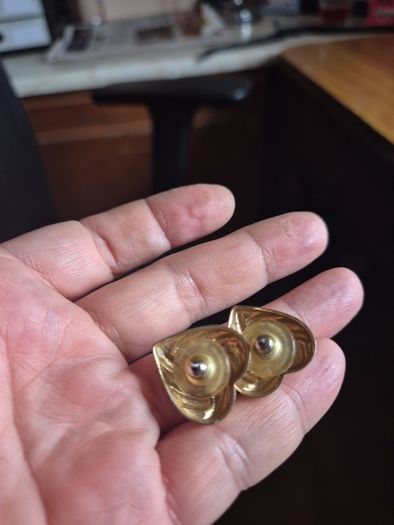 Vintage Heart Earrings