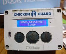 Chicken guard coop opener