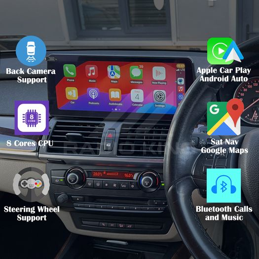 Premium Carplay Bmw X5 Android Auto Stereo