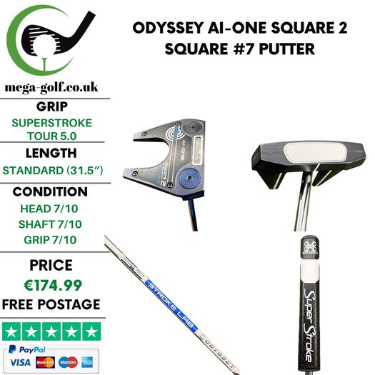 Odyssey Ai-One Square 2 Square #7 Putter / 31.5"