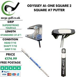 Odyssey Ai-One Square 2 Square #7 Putter / 31.5"