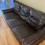 Leather 3-seater sofa Image 2