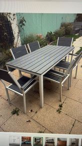 outdoor table and chairs
