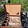 Antique Leather Jewellery Box Image 4