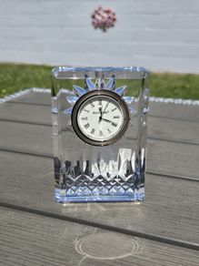 Vintage Waterford Crystal Lismore Small Clock