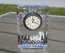 Vintage Waterford Crystal Lismore Small Clock