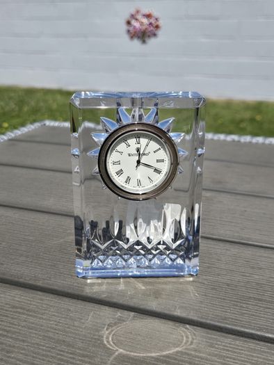 Vintage Waterford Crystal Lismore Small Clock