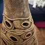 Portuguese coil pottery contemporary lampshade Image 2