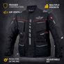 Zik Gears Premium Motorcycle Riding Jacket All Weather Protective Touring Jacket Image 4