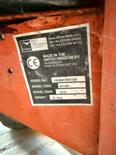 belle cement mixer