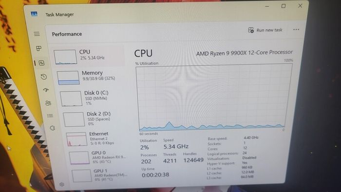 9900x 9070xt gaming pc