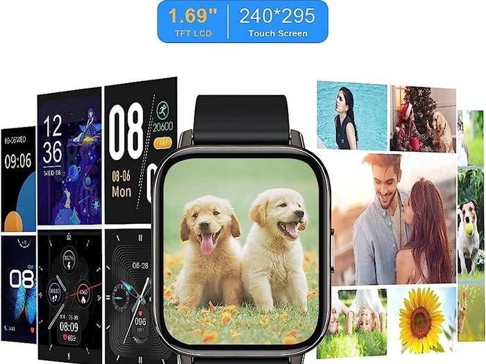 SALE Smart Watch, Fitness Tracker 1.69" Touch Screen Fitness Watch with Heart Rate Sleep Monitor, Step Counter Smart Watch for Women Men Activity Trackers IP68 Waterproof Smartwatch for iOS Android (FREE SHIPPING)