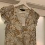 Brand New F&F Brown Floral Tea Dress Image 6