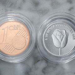 Netherlands Silver (.999) Round - Dutch Silver Tulip - 0.1oz (3.1g)