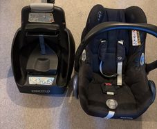 Isofix and baby car seat - excellent condition