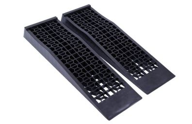 1 Pair 5000KG Capacity Heavy Duty Car Ramps 70cm Plastic Loading Access Antiskid Lowered Jack Lift Tools Auto Repair Tools