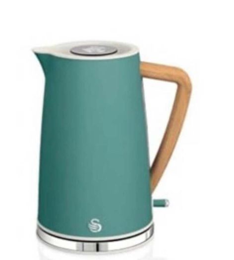 Swan kettle  turquoise