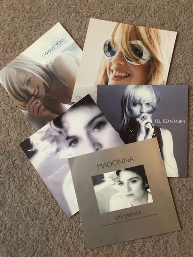 Madonna 7 Collectable CD Singles Including set of Postcards