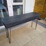 Console Table Dark Grey Oak Image 2
