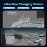 200W 6-Port USB Charging Station, PD 100W 65W 45W 20W 18W USB C GaN III Charger Laptop & Phone Fast Charger Plug, Compatible with MacBook Pro/Air,Dell XPS, iPhone 15/16/14/ Pro, iPads, Steam Deck Image 7