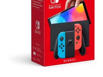 Nintendo Switch 100 Original Nintendo Switch Console Oled Model Neon ...