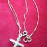 9ct Yellow Gold 375 Pendant Cross on a 9ct Yellow Gold 375 Chain Necklaces 3,5g Image 5