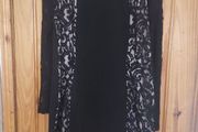 Black and ivory lace dress (free post)
