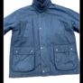 VINTAGE PG Field Navy Padded Wax Jacket Size XL Image 2