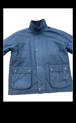 VINTAGE PG Field Navy Padded Wax Jacket Size XL