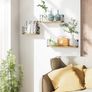 Rustic Floating Shelves, Decorative Wood Wall Shelves Set of 3, Wall Mounted Storage Shelves for Bedroom, Living Room, Kitchen, Bathroom, Office and More Carbonized Black (MULTIPLE COLOURS) Image 6