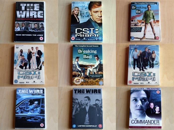 Crime drama TV shows (DVD)