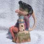 H. WAIN & SONS LTD (Melba Ware) - a vintage toby jug of PUNCH with his dog (1950's). Excellent condition. Image 3