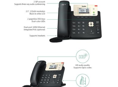 Yealink T21P_E2 Desktop IP Phone