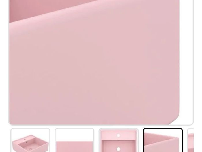 Pink Bathroom Sink - Brand New