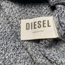 Diesel Mens Cable Knit Jumper Blue/Grey Large Image 6
