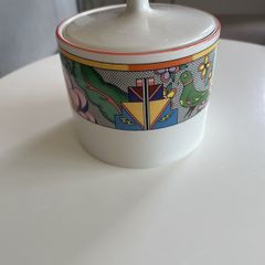 Beautiful Art Deco Style Vintage Sugar Bowl /Trinket