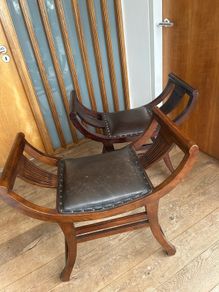 Pair of love seats/piano chairs