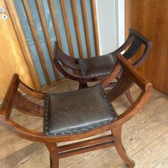 Pair of love seats/piano chairs