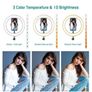 10 Inch - 26cm LED Ring Light with Tripod & Phone Holder Kit - 6151 Image 4