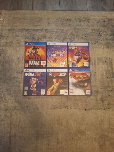 PlayStation games ps4 and ps5 games price in description