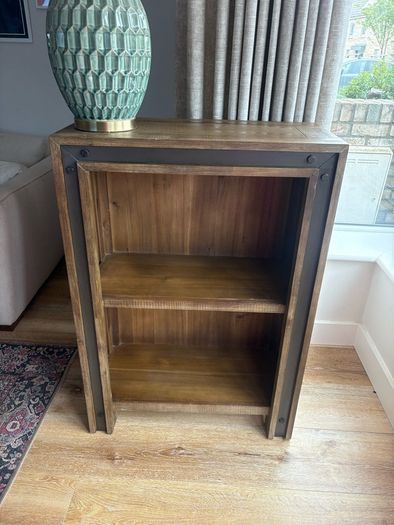 Lex low brown bookcase