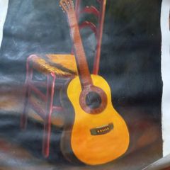painting oils on canvas 26 x 23