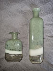 Two Benny Motzfeldt vases for the Norwegian manufacturer Plus