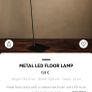 Zara Home LED Floor Lamp. Current Stock Image 3