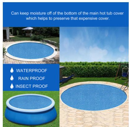 BRAND NEW Round Shape Swimming Pool Protection Cover Heat Insulation Film For Outdoor Indoor Pool Accessories